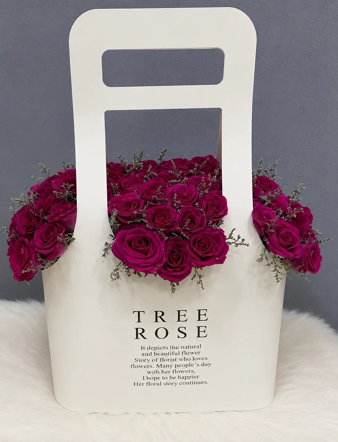 Magenta Rose Bag