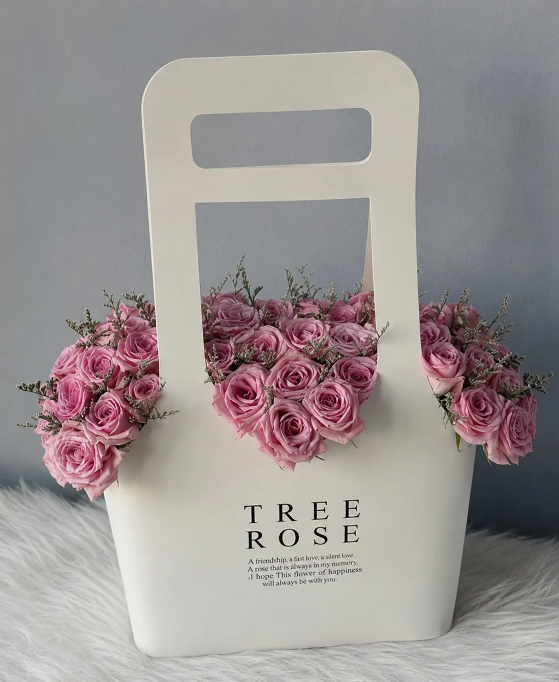 Soft Pink Rose Bag