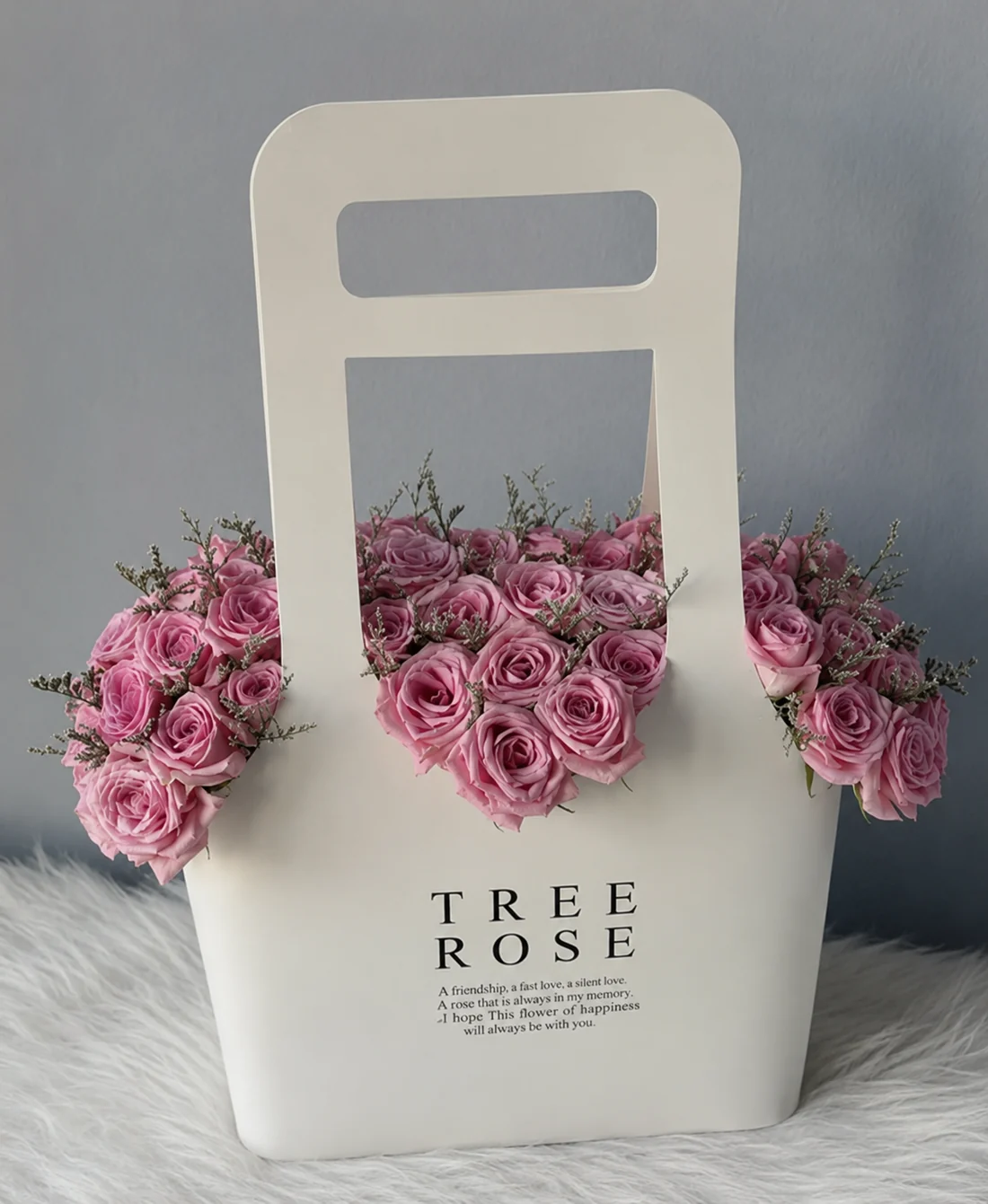 Classic Pink Rose Bag