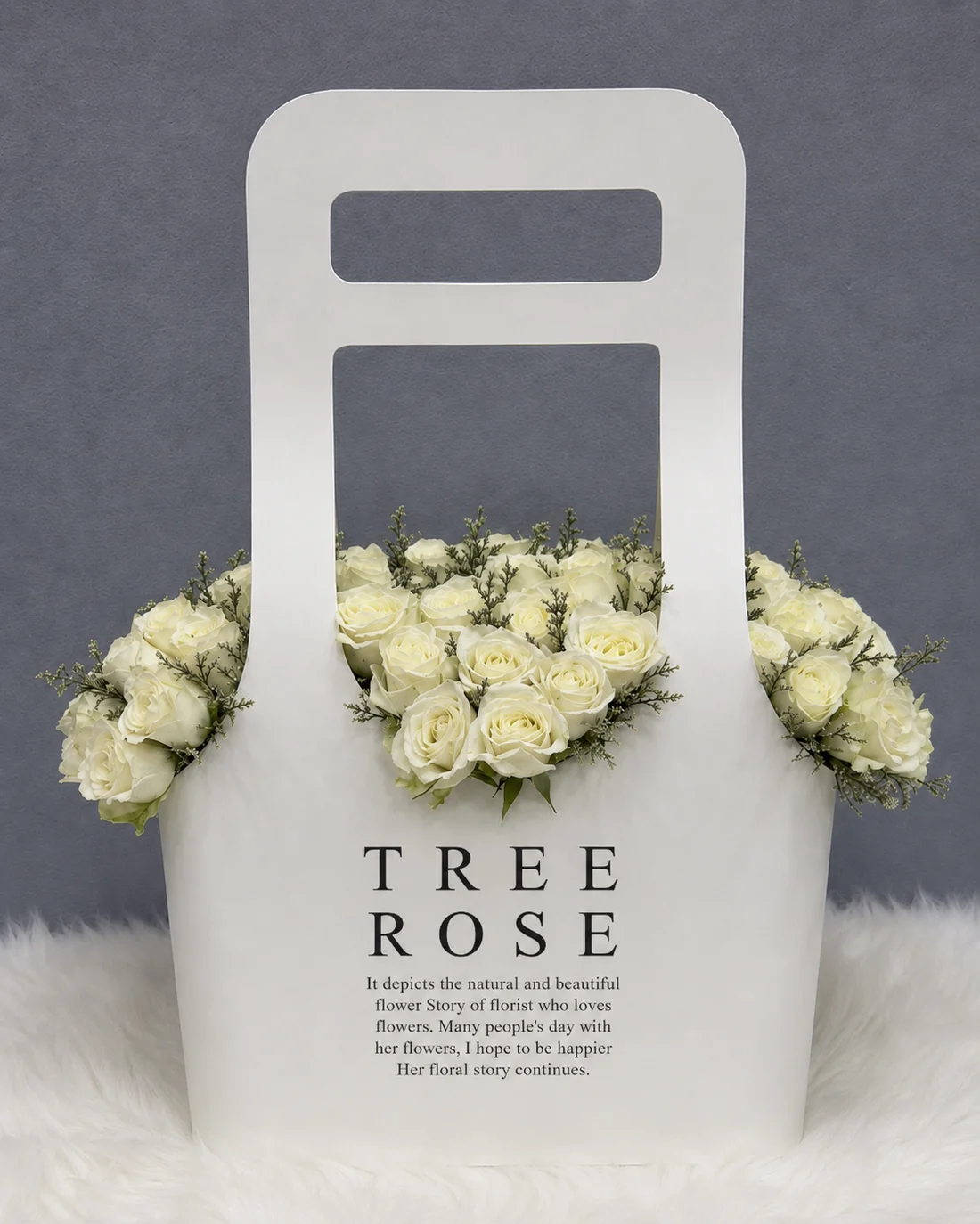 White Rose Bag