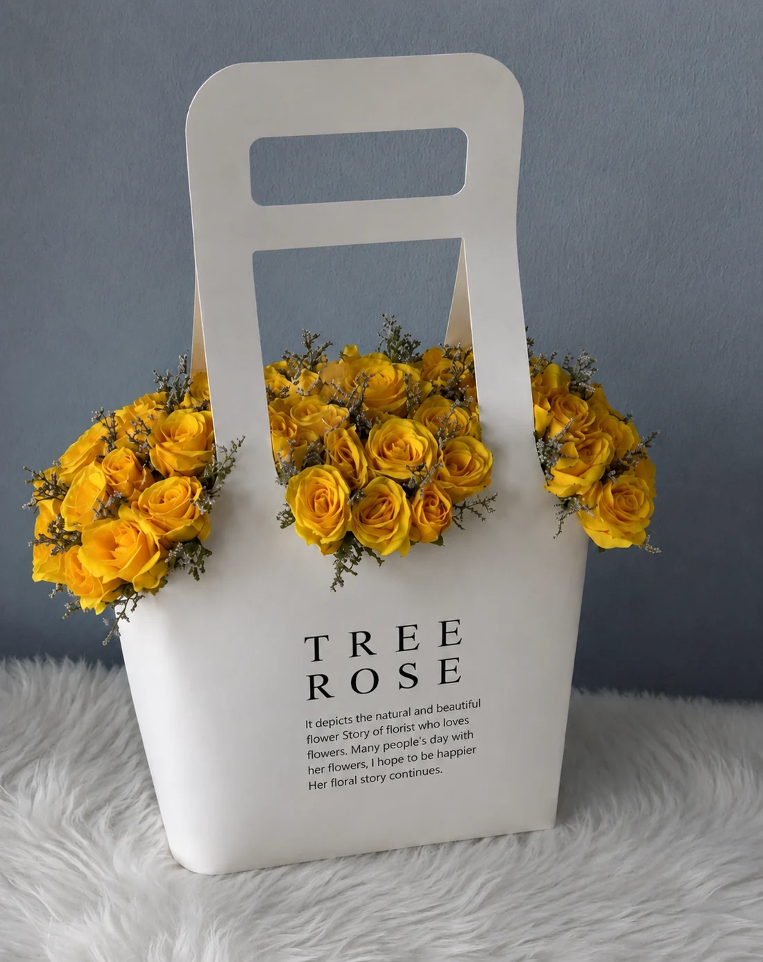 Golden Yellow Rose Bag
